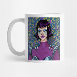 alien pilot girl Mug